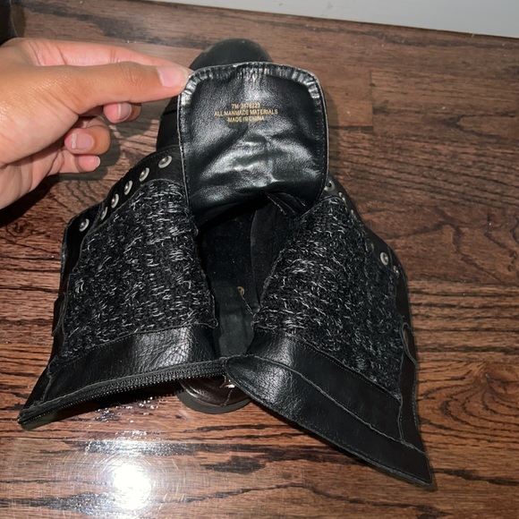 Black Combat Boots - Picture 8 of 8